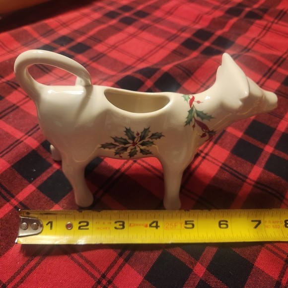 Lenox American By Design Holiday Cow Creamer NEW IN BOX - Picture 14 of 16